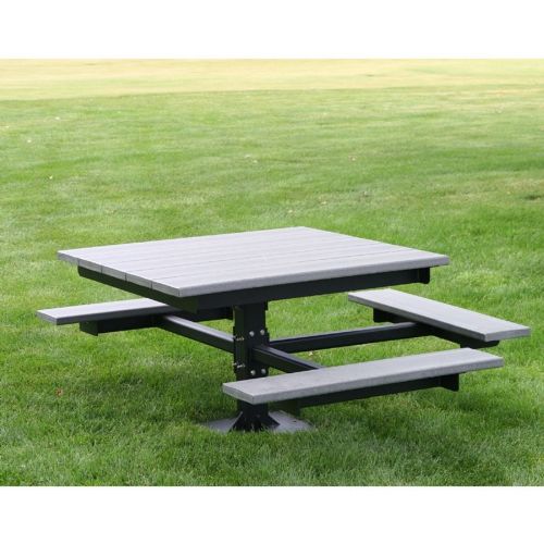 T-Table Resinwood Picnic Bench and Table 4 Feet-ADA FF-PB4-BFSPICAD
