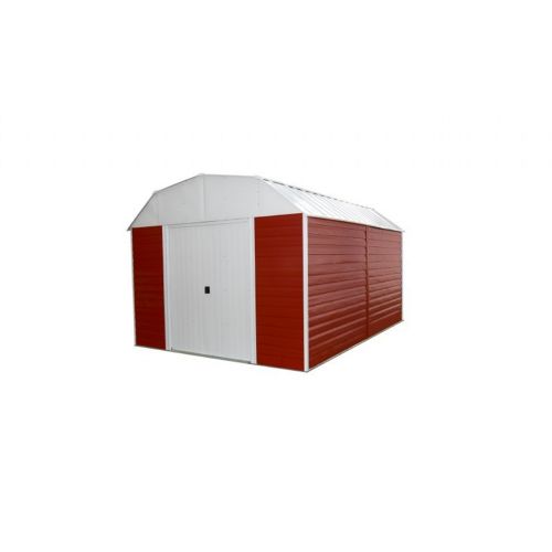 Arrow Red Barn 10 ft. ×14 ft. Steel Storage Shed RH1014-C1