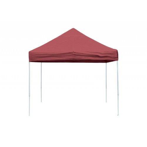 10x10 ST Pop-up Canopy, Red Cover, Black Roller Bag 22561