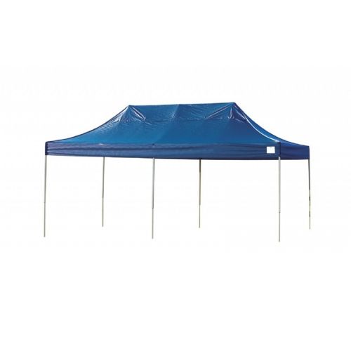 10 × 20 ST Pop-up Canopy, Blue Cover, Black Roller Bag 22535