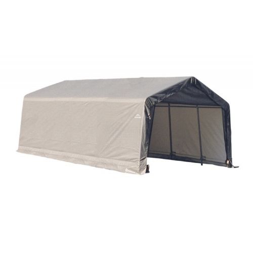 Peak Style Storage Shelter, 1-5/8" Frame, Gray Cover 13 × 20 × 10 ft. 73432