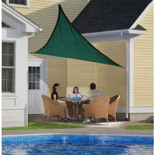 Triangle Shade Sail - Evergreen 230 gsm 12 ft. 25724