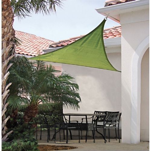 Triangle Shade Sail - Lime Green 230 gsm 16 ft. 25675