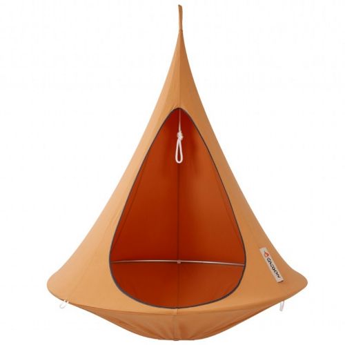 Cacoon Single Hanging Nest Chair Orange Mango CAC-SM-003