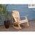 Cedar Adirondack Rocking Chair Natural WF5110CVD #2