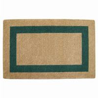 Heavy Duty Coir Mat with Green Single Picture Frame 30" × 48" NH-O2085