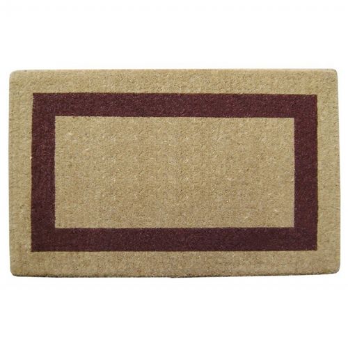Heavy Duty Coir Mat with Brown Single Picture Frame 22" × 36" NH-O2022