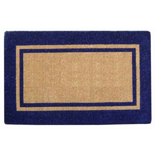 Heavy Duty Coir Mat with Navy Blue Double Picture Frame 18" × 30" NH-O2219