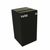 Witt Indoor Recycling Container 28 Gal. Charcoal Steel for Paper W-28GC02