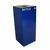 Witt Indoor Recycling Container 36 Gal. Blue Steel W-36GC04