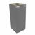 Witt Indoor Recycling Container 36 Gal. Slate Steel for Cans W-36GC01