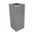 Witt Indoor Recycling Container 36 Gal. Slate Steel for Waste W-36GC03