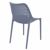 Air Outdoor Dining Chair Dark Gray ISP014-DGR #2