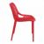 Air Outdoor Dining Chair Red ISP014-RED #4