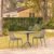 Air Patio Dining Set with 2 Chairs Dark Gray ISP1060S