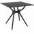 Air Square Outdoor Dining Table 31 inch Black ISP700