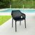 Air XL Outdoor Dining Arm Chair Black ISP007-BLA #6