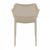 Air XL Outdoor Dining Arm Chair Taupe ISP007-DVR #5