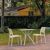 Ares Outdoor Dining Set with 2 Chairs White ISP7001S