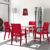 Arthur Glossy Polycarbonate Arm Chair Red ISP053-GRED #4