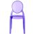 Baby Elizabeth Polycarbonate Kids Chair Transparent Violet ISP051-TVIO #2