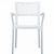 Bella Outdoor Arm Chair White ISP040-WHI #5