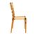 Chiavari Polycarbonate Dining Chair Transparent Amber ISP071-TAMB #4