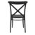 Cross Resin Outdoor Chair Black ISP254-BLA #5