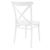 Cross Resin Outdoor Chair White ISP254-WHI #2