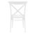 Cross Resin Outdoor Chair White ISP254-WHI #5