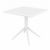 Cross XL Dining Set with Sky 31" Square Table White S256106-WHI #3