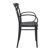 Cross XL Resin Outdoor Arm Chair Black ISP256-BLA #4