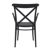 Cross XL Resin Outdoor Arm Chair Black ISP256-BLA #5