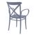 Cross XL Resin Outdoor Arm Chair Dark Gray ISP256-DGR #2