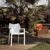 Diva Resin Outdoor Dining Arm Chair Dark Gray ISP028-DGR #4