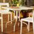 Forza Square Folding Table 31 inch - Beige ISP770-BEI #2