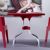 Forza Square Folding Table 31 inch - Red ISP770-RED #2