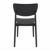Lucy Outdoor Dining Chair Black ISP129-BLA #5
