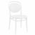 Marcel Dining Set with Sky 27" Square Table White S257108-WHI #3