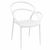 Mila Conversation Set with Ocean Side Table White S085066-WHI #2