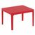 Mila Conversation Set with Sky 24" Side Table Red S085109-RED #3