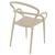 Mila Outdoor Dining Arm Chair Taupe ISP085-DVR #2