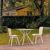 Mio Outdoor Dining Set with 2 Chairs White ISP7009S