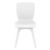Mio PP Dining Chair with White Legs and White Seat ISP094-WHI-WHI #3