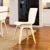 Mio PP Dining Chair with White Legs and White Seat ISP094-WHI-WHI #5