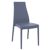 Miranda Modern High-Back Dining Chair Dark Gray ISP039