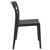 Moon Dining Chair Black with Transparent Black ISP090-BLA-TBLA #3
