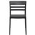 Moon Dining Chair Black with Transparent Black ISP090-BLA-TBLA #4