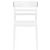 Moon Dining Chair White with Transparent Clear ISP090-WHI-TCL #3