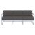 Mykonos Patio Sofa Silver Gray with Charcoal Cushion ISP1313-SIL-CCH #3